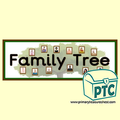 Family Tree Classroom Banner / Display Heading