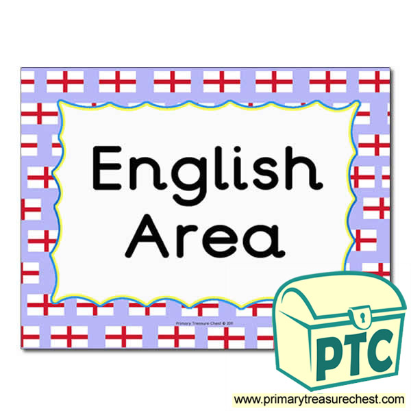 English area Classroom sign
