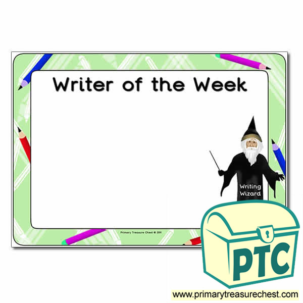 Writer of the Week Poster