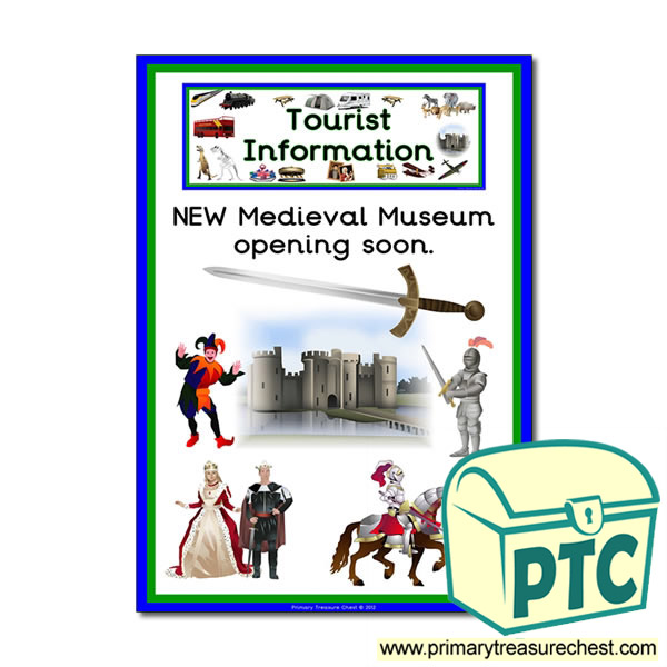 Medieval Museum Tourist Information Themed Poster