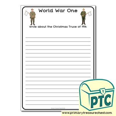 World War One Christmas truce Worksheet