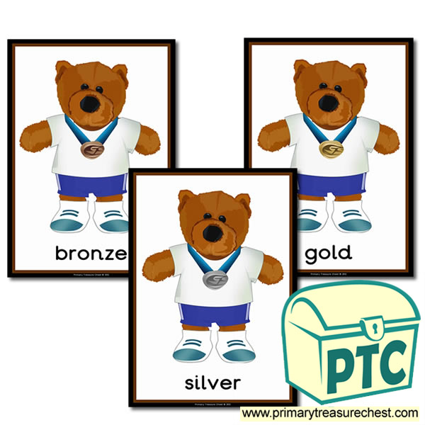 Brown Bear Medals Posters