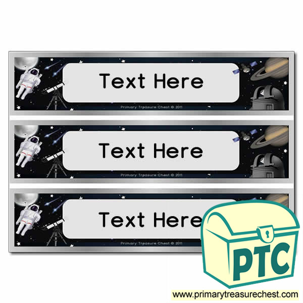 Free Astronomy Themed Pupil Drawer Labels (Large)
