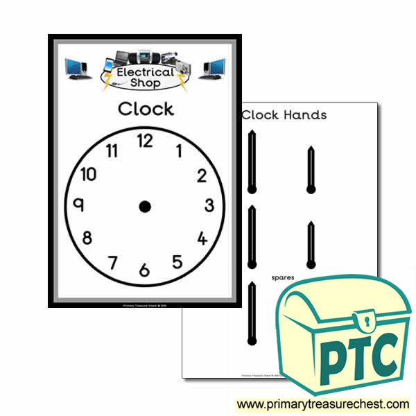 Electrical Shop Role Play Clock