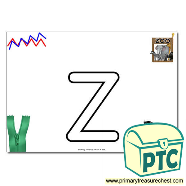 'z' Lowercase Bubble Letter A4 Poster containing high quality and realistic images