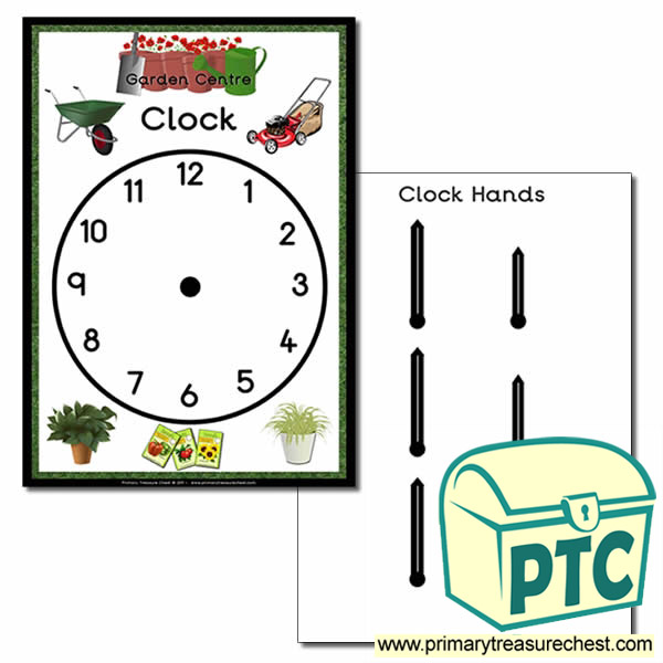 Garden Centre Role Play Clock