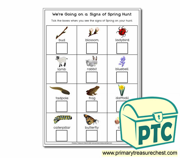 name days worksheet of a We're on Spring' going Hunt 'Signs of Worksheet name days worksheet of a We're on Spring' going Hunt 'Signs of Worksheet