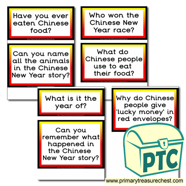 Chinese New Year Display Questions - Primary Treasure Chest
