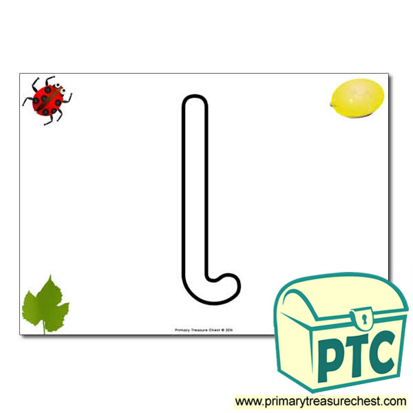 Lowercase L Bubble Letter Formation Activity Sheet With Images
